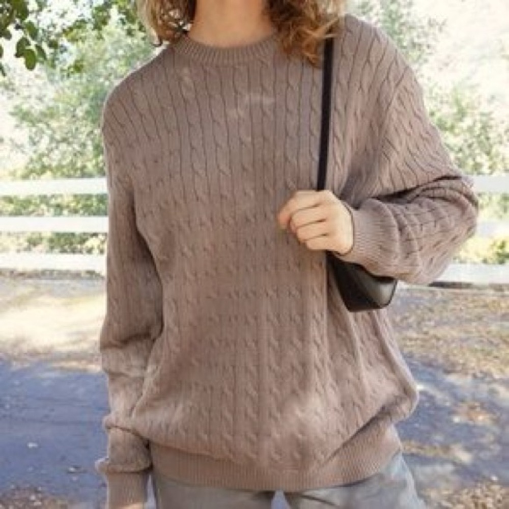 Brandy Melville Brianna Sweater Brown